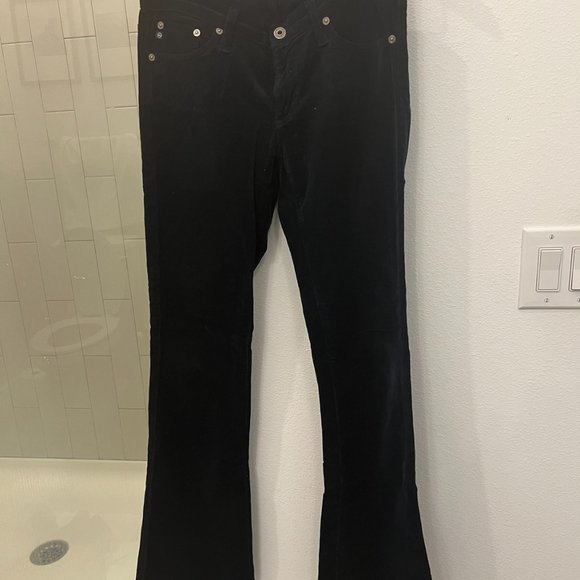 AG Adriano Goldschmied Navy Corduroy Angel Boot Cut Women's Pant Size 26R - Picture 3 of 5